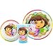 Dora The Explorer Dinnerware Set - 3 pcs kid Dinnerware Set