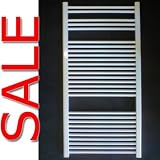 Kitchen & Housewares : 500 x 1200 Heatline white towel rail straight