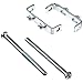 Hanna Instruments HI740147 Mounting Bracket, For pH 500 Housing (Pack of 2)