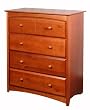 Beatrice 4 Drawer Chest Cognac Finish By Storkcraft Baby Furniture