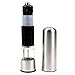 CoZroom Automatic Stainless Steel Salt and Pepper Grinders, Multi Spices, Multipurpose, Durable, Easy to Adjust and Refill Pack of 2