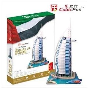 Click here to buy Burj Al Arab Hotel(deluxe Edition) 3d Puzzle by Cubic Fun