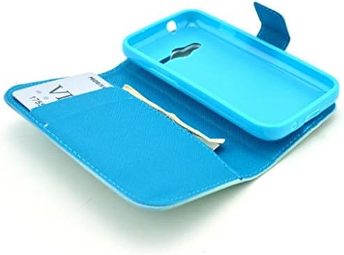 PIZU Retro Colorful Printed Hasp Magnet Button Buckle Wallet Flip Cover Case Stand Credit Card ID Holders PU Leather Case For Samsung Galaxy Ace 4 Lite G313/Ace NXT SM-G313H Pink Flowers