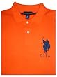 Men's U.S. Polo Assn. Short Sleeve Shirt Orange Size XL