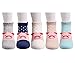 CozyWow Womens Girls Fun Crazy Low Cut Cartoon Pig/Elephant/Dog/Cat Cotton Socks (5 Pack)