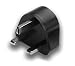 Lewis N. Clark Adapter Plug , Black Image
