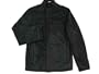 Claiborne Ultralight Twill Shearling Eisenhower Jacket Black M