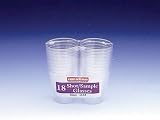 Plastic Shot Glasses de Caroline, blocs de 18