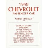 1958 CHEVROLET Wiring Diagrams Schematics by Chevrolet