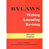 Bylaws: Writing Amending Revising