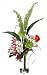 Exotic Mix in Glass Faux Flower Arrangement