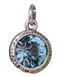Beaucoup Designs Swarovski Crystal Birthstone Charm - March Aquamarine