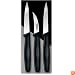 R H. Forschner by Victorinox 3-Piece Paring Knife Set, Black Poly Handles