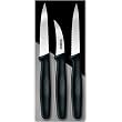 R H. Forschner by Victorinox 3-Piece Paring Knife Set, Black Poly Handles