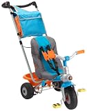 Eigenschaften Berchet Deutschland 414201 / Berchet 414201 - Top Dreirad Baby Too Komfort Metallrahmen, mitwachsend mit Schiebestange, Freilauf, Gurt, Rucksacktasche, Kippmulde, zerlegbar blau/rot/grün