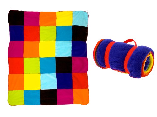 present time PT HOME CN345 Fleece Decke Gipsy Patchwork