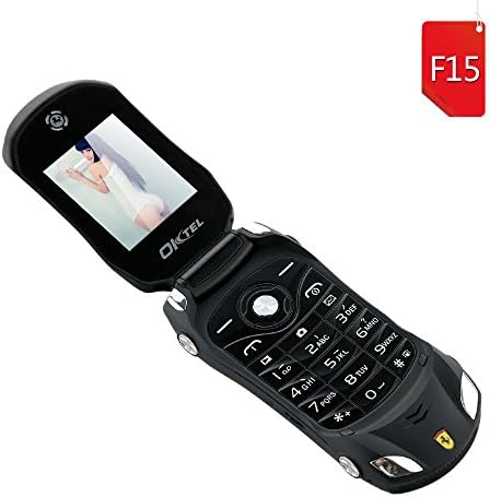 Unlocked F15 Flip Sports Car Cell Phone Dual SIM MP3/MP4 Mobile phone Xmas kids Gift(Black)