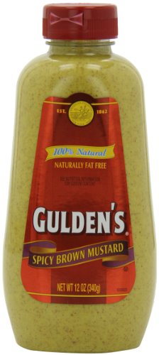 Gulden Spicy Brown Mustard, 12-Ounce Plastic Bottles (Pack of 12)