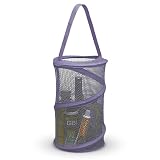 Bathroom Caddy - Pop Up Dorm Tote in Purple