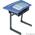 Luxor Blue Children / Kids Desk, Steel Frame with Wood Top, LCD20-B