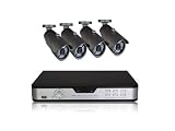 4CH Premium Security DVR Package with Q-SEE 600TVL Cameras