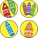TREND ENTERPRISES INC. T-46169 SUPERSPOTS STICKERS CRAYON COLOR