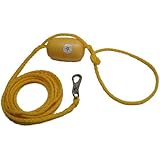 Drift Anchor Line 12' Hollow Braid Poly-Pro Rope Stainless Steel Hook/ For 18"- 24" Drift Socks