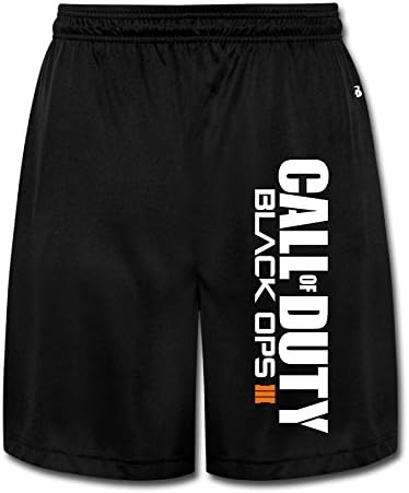Loreis Call Of Duty Black Ops III Men's Shorts Sweatpants L Black
