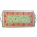 Corelle Melamine Tidbit Tray, Heirloom Bloom