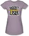 The Biggest Loser Logo Ladies Cap-Sleeve Sheer T-Shirt
