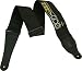 Levy's Leathers 3 polypropylene guitar strap with Giggin for God embroidered design,Black