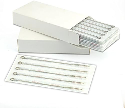 100 Pcs Mixed Assorted Disposable Sterilized Tattoo Needles 3RL 5RL 7RL 9RL 3RS 5RS 7RS 5M1 7M1 9M1