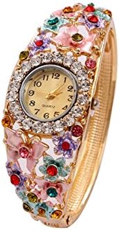 Bangle Watch for Women Butterfly Crystal Dress Crystal wrist Watch