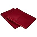 Brielle 100-Percent Sateen Modal from Beech Sheet Set, Twin X-Large, Red