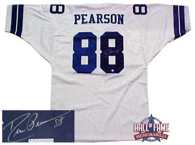 Drew Pearson Dallas Cowboys Autographed/Hand Signed White Jersey