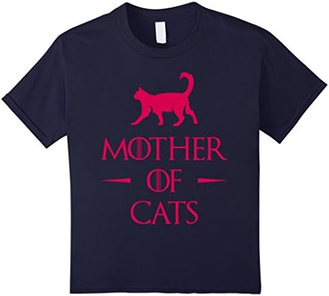 Kids Mother Of Cats T-shirt 4 Navy