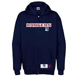 New York Rangers Classic Heavyweight Full Zip Hooded Fleece Jacket
