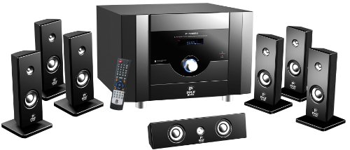 Pyle PT798SBA 7.1 Channel Home Theater System with Satellite Speakers, Center Channel, Subwoofer and Bluetooth