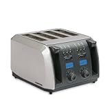 Review Toastess TT-322 / Toastess TT-322 Silhouette Stainless-Steel Digital Countdown 4-Slice Toaster