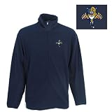 Florida Panthers NHL Sleet Polar Fleece Jacket (Navy)