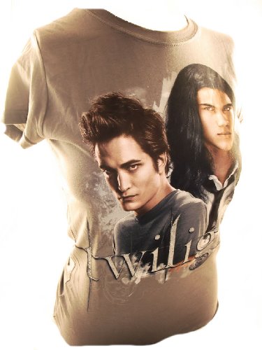 Twilight Ladies Shirt/Top – Edward & Jacob (Gray)
