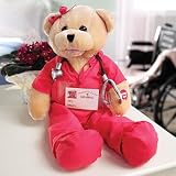 Chantilly Lane 19" Scrubs Female Bear Sings "I'll Be There"