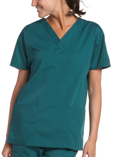 Dickies Women's Everyday Scrubs (EDS) V-Neck 2 Pocket Top
