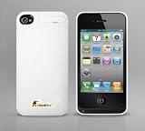 iPhone4/4S対応 薄型バッテリー内蔵ケース QYG-Power FC8 ホワイト