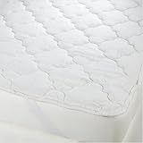 Quilted Organic Wool Mattress Topper Size: California King