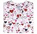 Happy Kisses V-Neck Scrub Top (XS-3X) SIZES RUN LARGE! (2X)