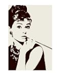 Hepburn Audrey Cigarello Kunstdruck s...