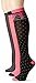 Betsey Johnson Women's Bows and Dots Patterned Fashion Knee High Socks 3-Pack