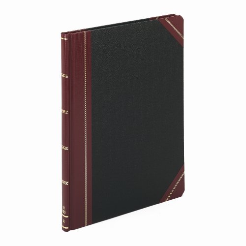 Boorum & Pease 21-150-R Bound columnar book, record ruled, 1-page form, 150 pages, 10-3/8 x 8-1/8