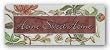Words To Live By Silk Peonies: Home Sweet Home by Smith-Haynes 10"x4" Art Print Poster